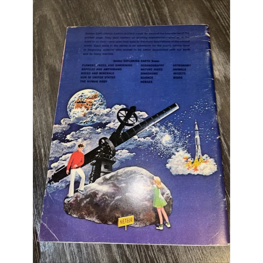 Vintage 1974 Golden‎ Press Book ASTRONOMY: OUR SUN and ITS NEIGHBORS - 48 pgs